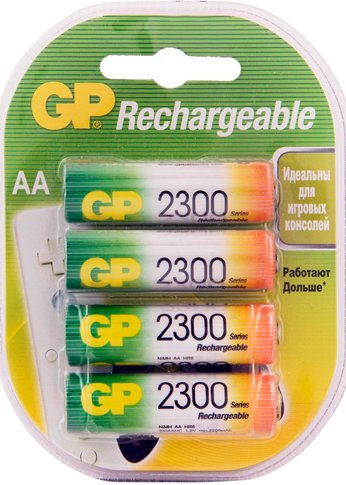 Аккумулятор GP 230AAHC AA NiMH 2300mAh (4шт)