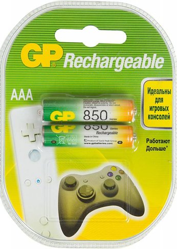 Аккумулятор GP 85AAAHC AAA NiMH 850mAh (2шт)