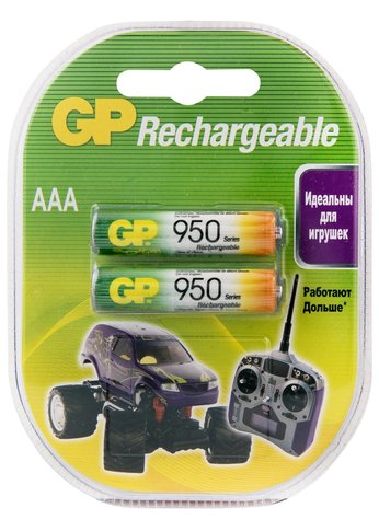 Аккумулятор GP 95AAAHC AAA NiMH 950mAh (2шт)