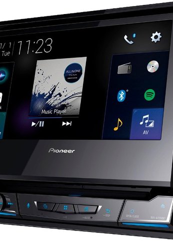 Автомагнитола CD DVD Pioneer AVH-A7250BT 1DIN 4x50Вт