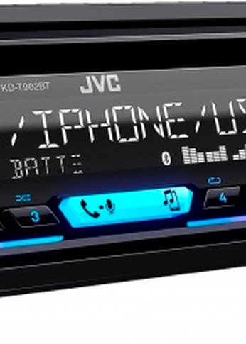 Автомагнитола CD JVC KD-T902BT 1DIN 4x50Вт