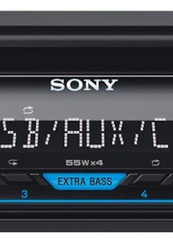 Автомагнитола CD Sony CDX-G1200U 1DIN 4x55Вт