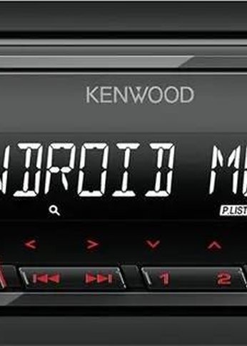 Автомагнитола Kenwood KMM-105 1DIN 4x50Вт USB 2.0 AUX 1 RDS