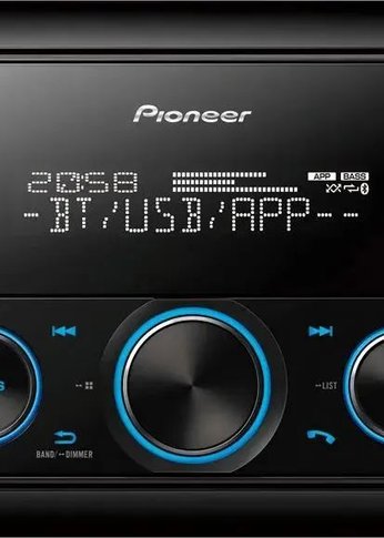 Автомагнитола Pioneer MVH-S425BT 2DIN 4x50Вт ПДУ RDS