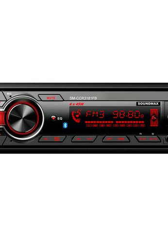 Автомагнитола Soundmax SM-CCR3181FB 1DIN 4x45Вт