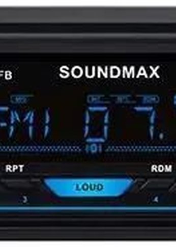 Автомагнитола Soundmax SM-CCR3185FB 1DIN 4x50Вт (SM-CCR3185FB(ЧЕРНЫЙ)\RGB)