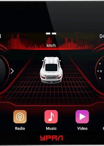Автомагнитола Ural АМС ШТОРМ 102 2DIN 4x72Вт v5.0 4000Mb Android 12 10.1" WiFi 2.5 (УРАЛ АМС ШТОРМ 102)