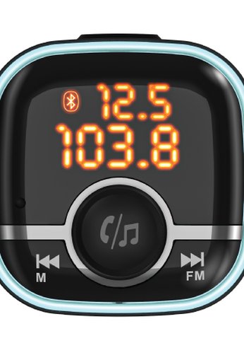 Автомобильный FM-модулятор Navitel BHF04 MAX черный MicroSD BT USB