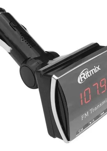 Автомобильный FM-модулятор Ritmix FMT-A750 черный SD/MMC USB