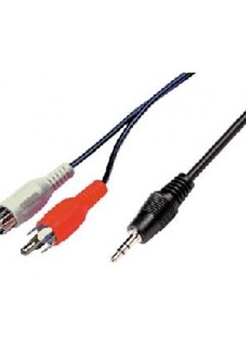 Аудио-видео шнур REXANT (17-4204) 3.5мм х 2RCA 3м (10)
