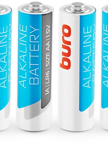 Батарейка Buro Alkaline LR6 AA (10шт) коробка