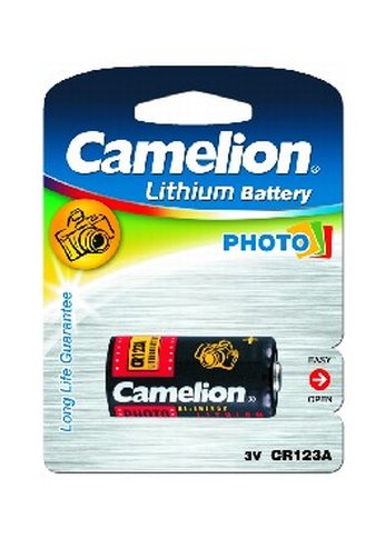 Батарейка Camelion Lithium CR123A BP-1 CR123A 1300mAh (1шт) блистер