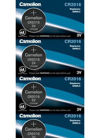 Батарейка Camelion Lithium CR2016 BL-5 CR2016 75mAh (5шт) блистер