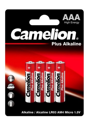 Батарейка Camelion Plus Alkaline LR03-BP4 AAA 1150mAh (4шт) блистер