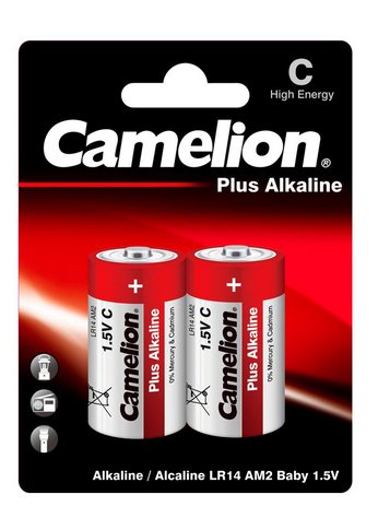 Батарейка Camelion Plus Alkaline LR14-BP2 C 8000mAh (2шт) блистер