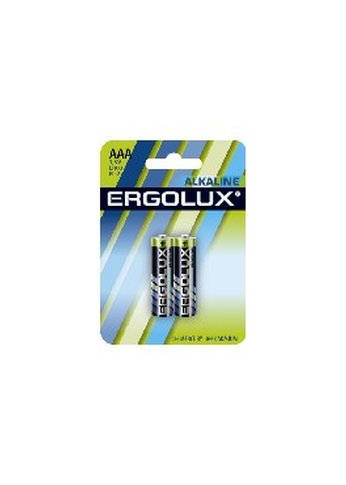 Батарейка Ergolux Alkaline LR03 BL-2 AAA (2шт) блистер