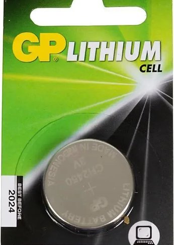 Батарейка GP Lithium CR2450 (1шт)