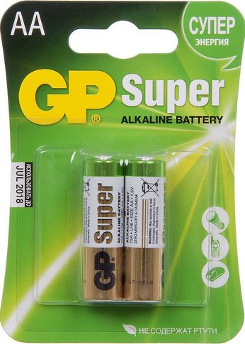 Батарейка GP Super Alkaline 15A LR6 AA (2шт)