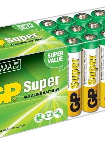 Батарейка GP Super Alkaline 24A LR03 AAA (30шт)