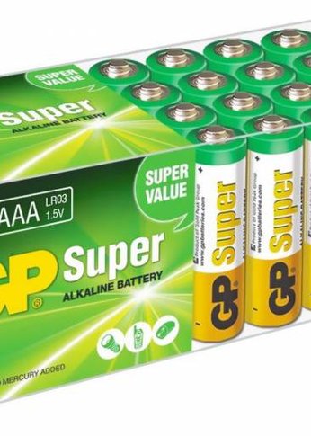 Батарейка GP Super Alkaline 24A LR03 AAA (40шт)