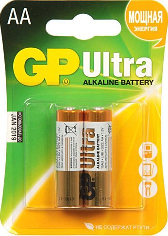 Батарейка GP Ultra Alkaline 15AU LR6 AA (2шт)