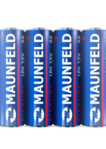 Батарейка Maunfeld Alkaline AA (LR6) MBLR6-SR40, спайка 4 шт