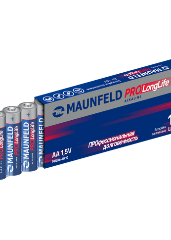 Батарейка Maunfeld PRO Long Life Alkaline AA (LR6) MBLR6-PB10, упаковка 10 шт.