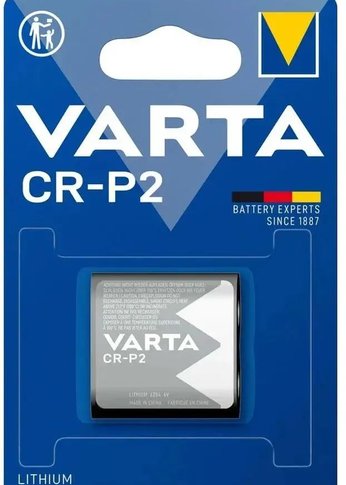 Батарейка Varta CR-P2S CR2 (1шт) блистер