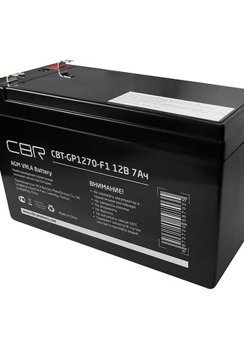 Батарея для ИБП CBR CBT-GP1270-F1 12В 7Ач