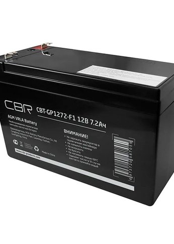 Батарея для ИБП CBR CBT-GP1272-F1 12В 7.2Ач