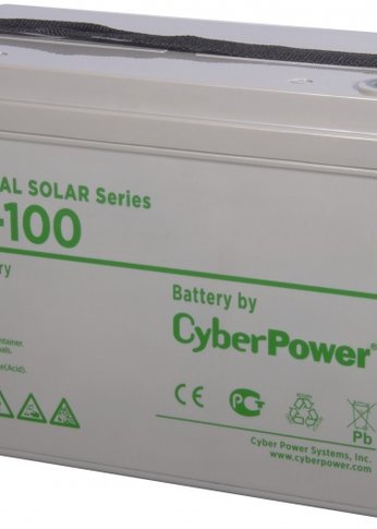 Батарея для ИБП CyberPower GR 12-100 12В/100Ач, клемма Болт М8 (330х173х217мм (222мм); 32кг; Срок службы 6лет)