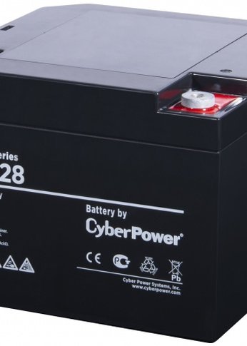 Батарея для ИБП CyberPower RC 12-28 12В/28Ач, клемма Болт М6 (166х175х125мм (125мм); 9,1кг; Срок службы 5лет)