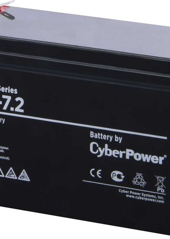 Батарея для ИБП CyberPower RC 12-7.2 12В/7,2Ач, клемма F2 (151х65х94мм (102мм); 2,2кг; Срок службы 6лет)