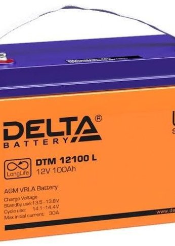 Батарея для ИБП Delta DTM 12100 L 12В 100Ач