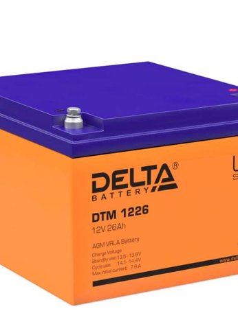 Батарея для ИБП Delta DTM 1226 12В 26Ач