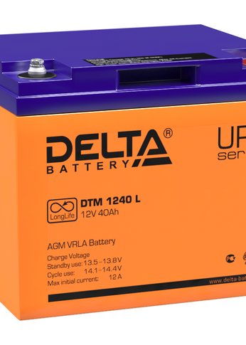 Батарея для ИБП Delta DTM 1240 L 12В 40Ач