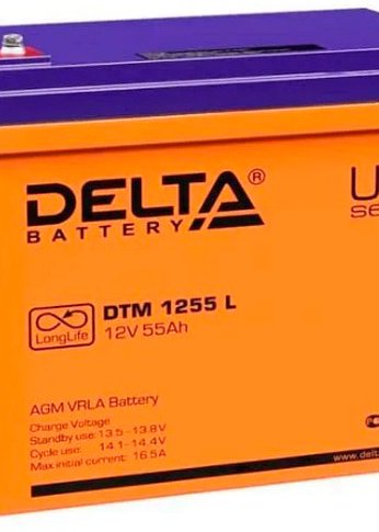 Батарея для ИБП Delta DTM 1255 L 12В 55Ач