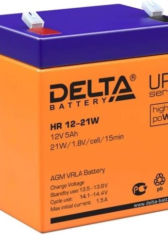 Батарея для ИБП Delta HR 12-21 W 12В 5Ач