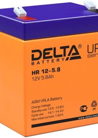 Батарея для ИБП Delta HR 12-5.8 12В 5.8Ач