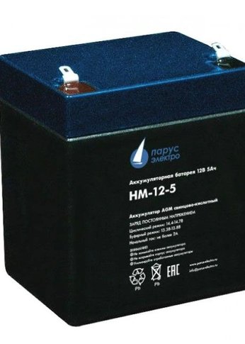 Батарея для ИБП Parus Electro HM-12-5 12V 5Ah