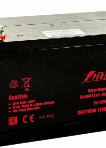 Батарея для ИБП Powerman CA121000, напряжение 12В, емкость 100Ач