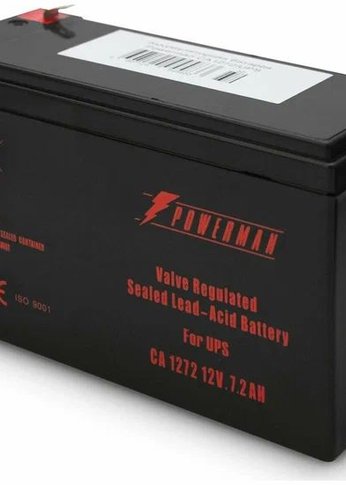 Батарея для ИБП Powerman CA1272, напряжение 12В, емкость 7Ач