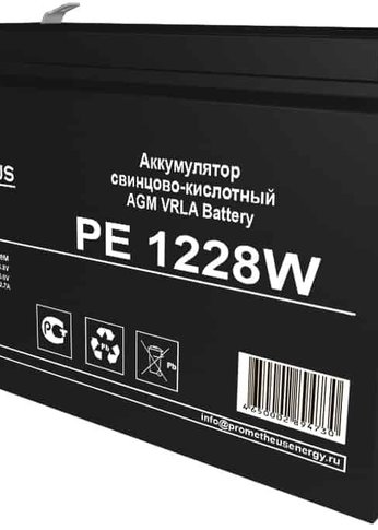 Батарея для ИБП Prometheus Energy PE 1228W 12В 7Ач