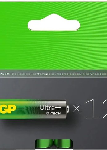 Батарея GP Ultra Plus Alkaline 15AUPA21-2CRB12 AA (12шт) блистер