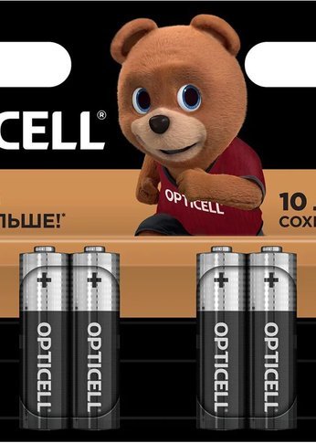 Батарея Opticell Basic LR6 AA (8шт) блистер