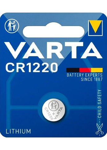 Батарея Varta Electronics Lithium CR1220 (1шт) блистер