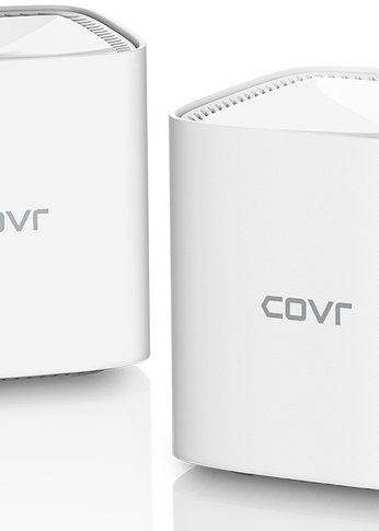 Бесшовный Mesh роутер D-Link COVR-1102 AC1200 10/100/1000BASE-TX белый