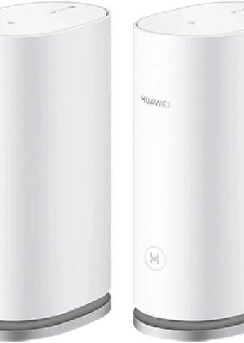 Бесшовный Mesh роутер Huawei Mesh 3 WS8100-22 (53039180) AX3000 10/100/1000BASE-T cat.6 белый (упак.:2шт)