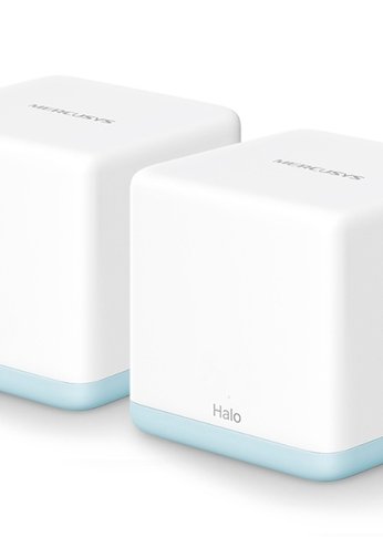 Бесшовный Mesh роутер Mercusys Halo H30(2-pack) AC1200 10/100BASE-TX компл.:устройство/крепления/адаптер белый (упак.:2шт)