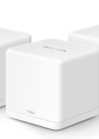 Бесшовный Mesh роутер Mercusys Halo H60X(3-pack) AX1500 10/100/1000BASE-TX белый (упак.:3шт)